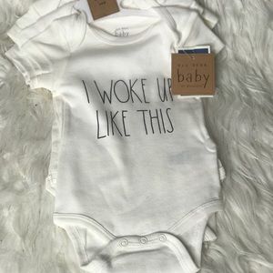 Rae Dunn baby onesie